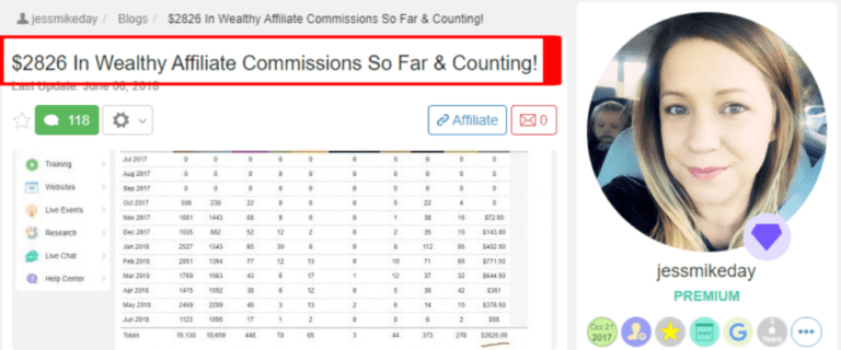 Wealthy Affiliate Success Story, Affiliate Marketing