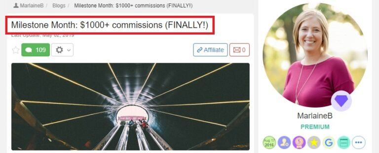 Wealthy Affiliate Success Story