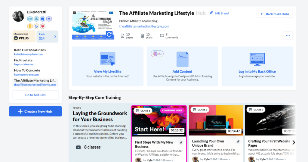 The Wealthy Affiliate Training