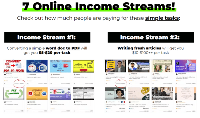 7 income streams with Click Home Income