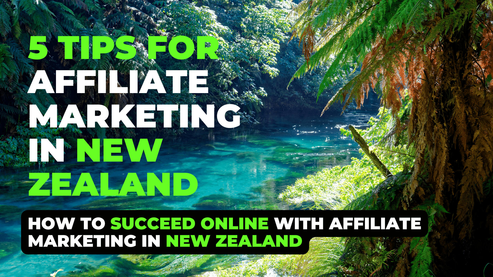 5 Tips for affiliate marketing in New Zealand