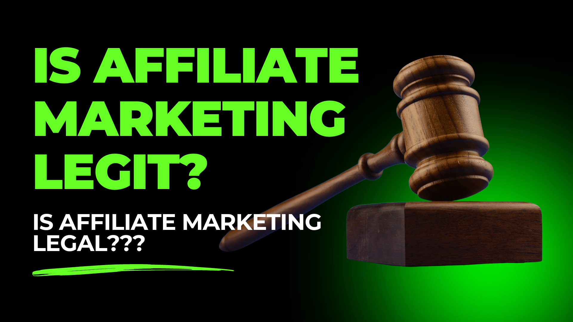Is Affiliate Marketing Legit?