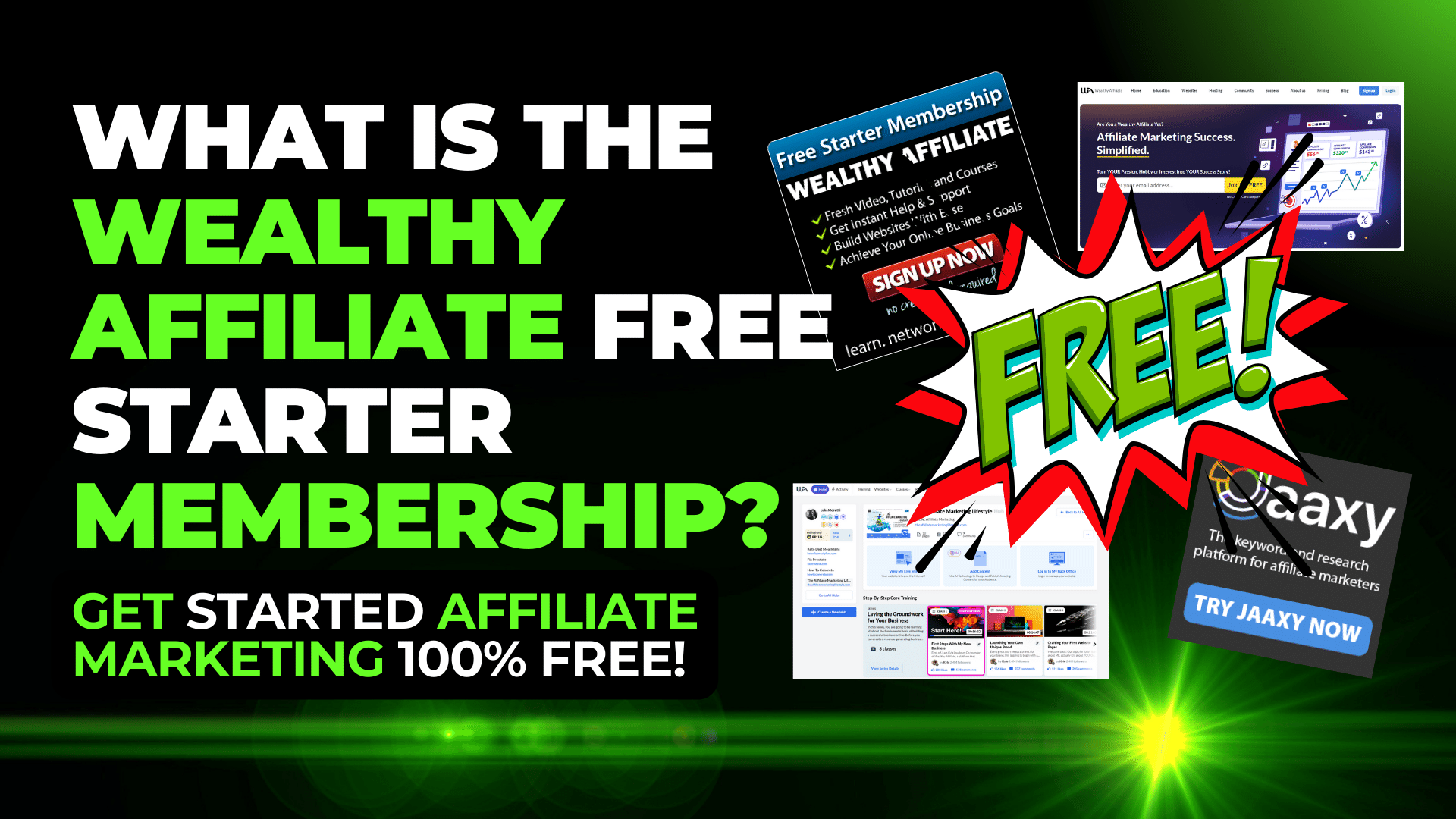 What is the Wealthy Affiliate free starter membership?