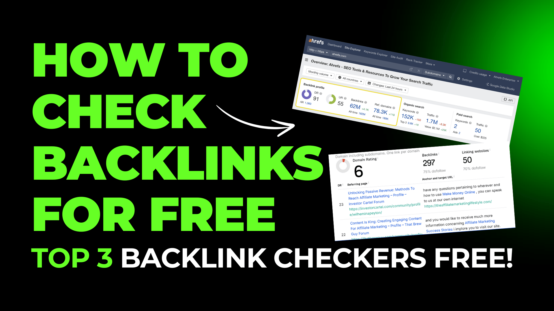 How To Check Backlinks For Free