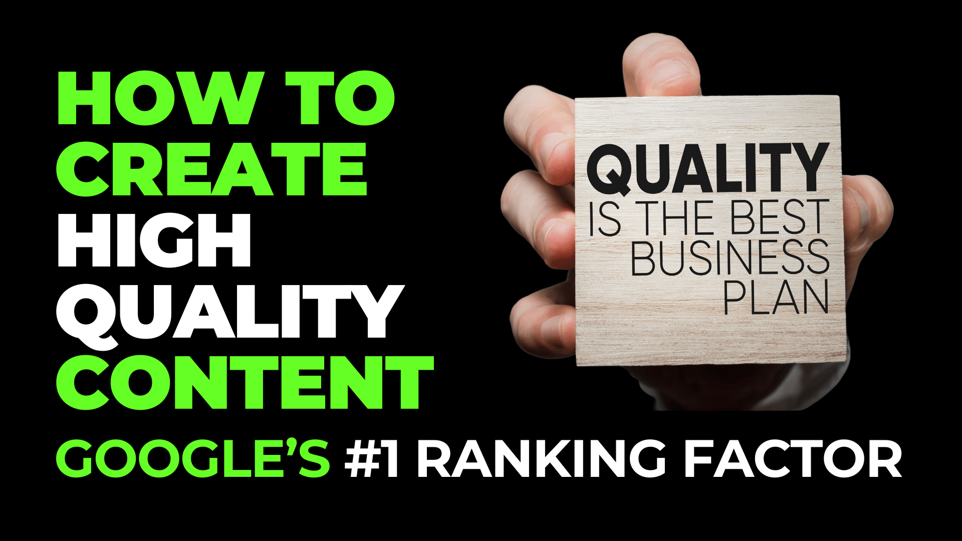 How To Create High Quality Content