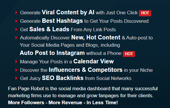 Fan Page Robot