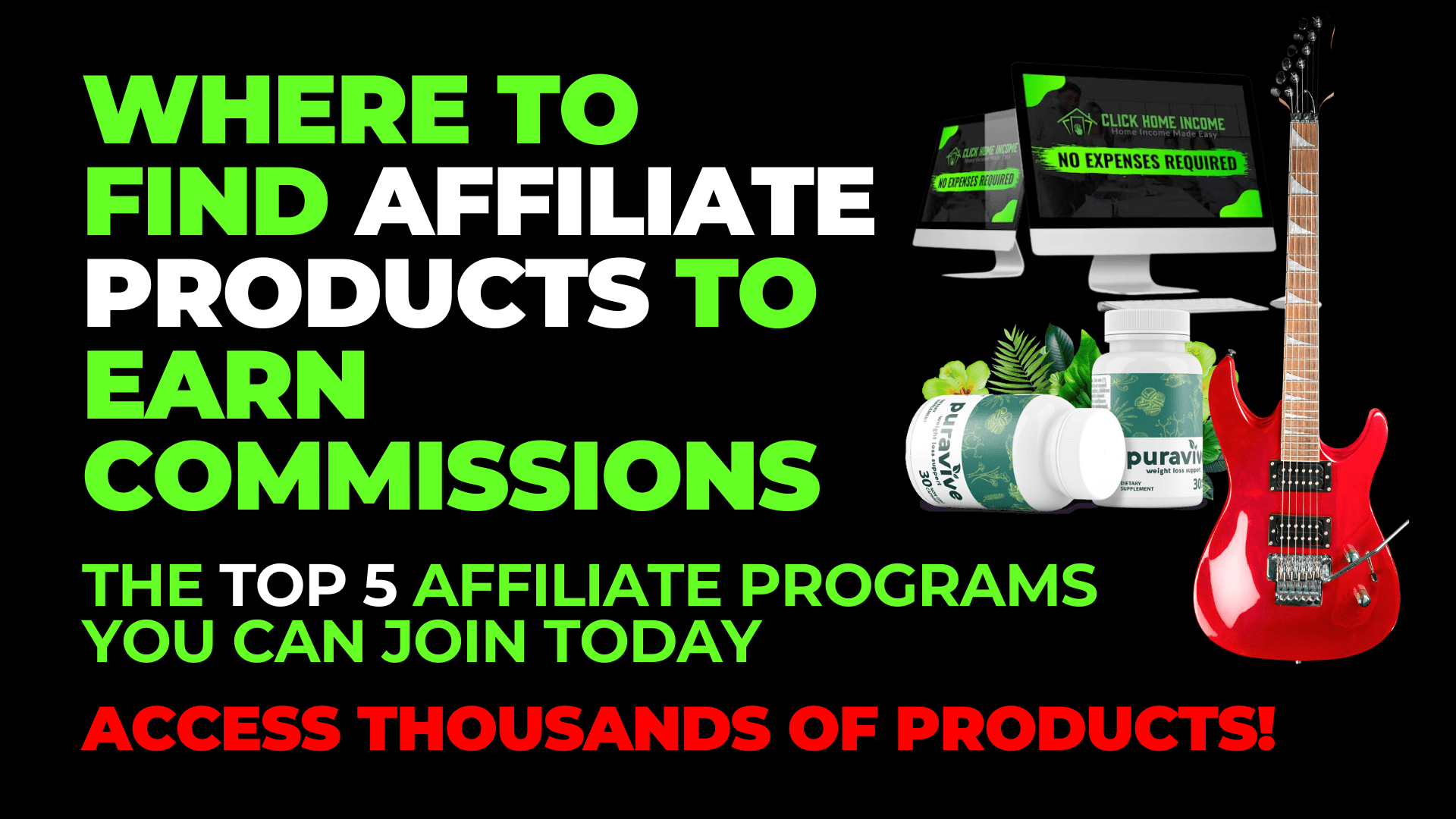 How to find affiliate products
