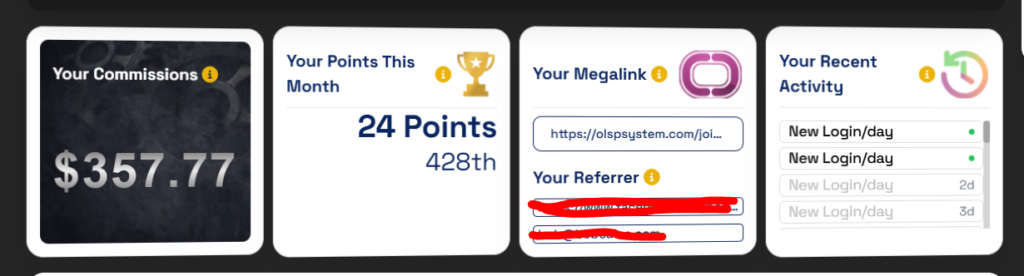 OLSP Income earned so far. Testimonial inside my OLSP System Mega Link Review