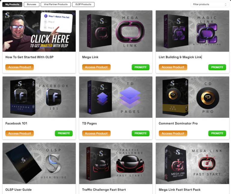 What You get with the $7 affiliate marketing starter package