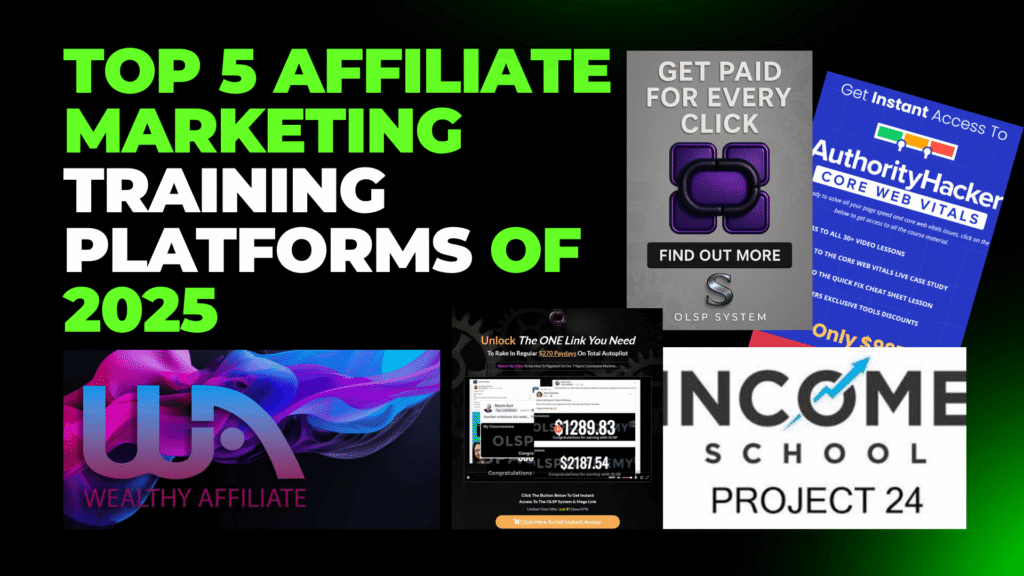 Top 5 Affiliate Marketing Training Platforms of 2025