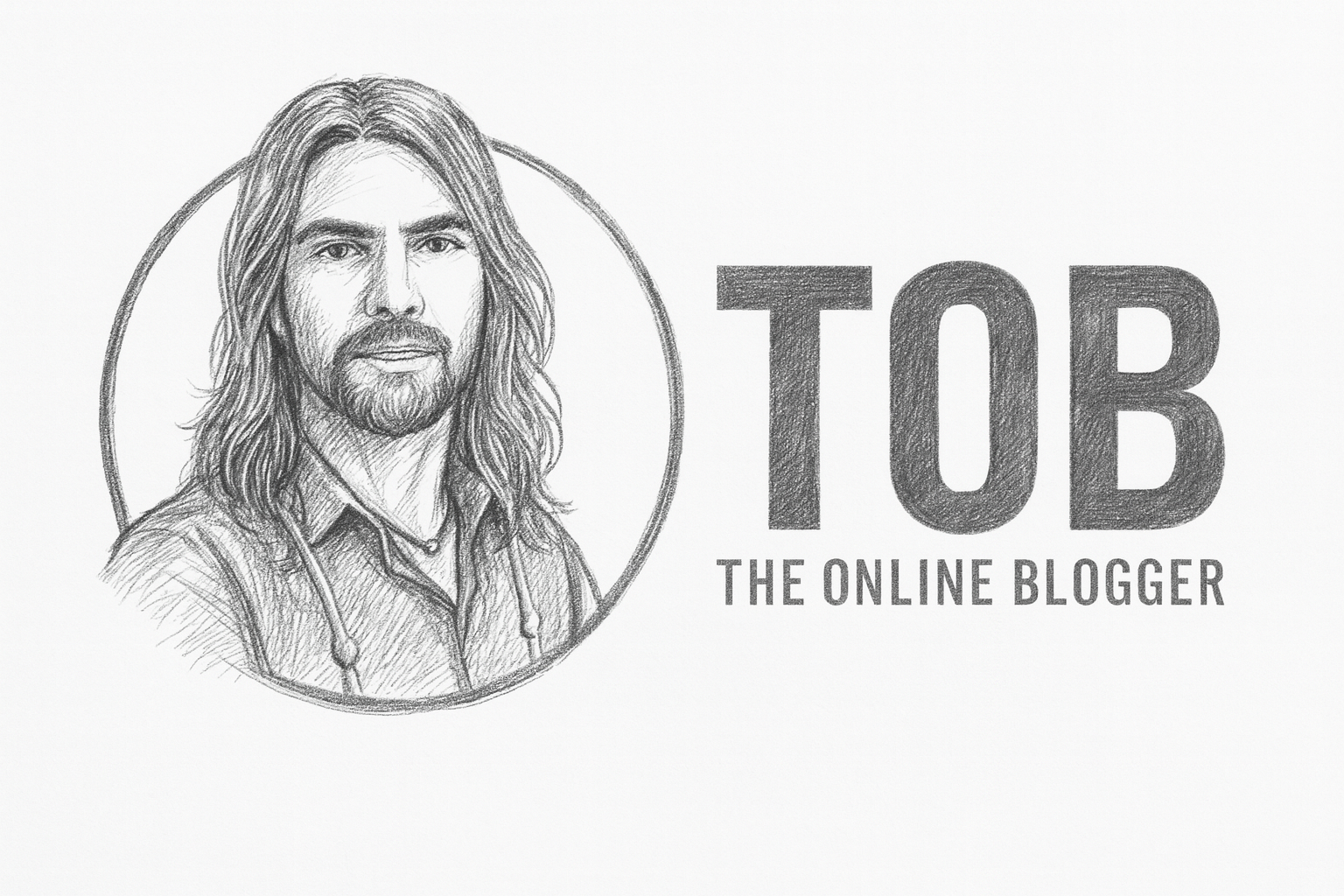 The Online Blogger logo banner